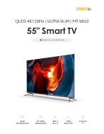 SMEC SMART TV QLED 4K 120Hz | ULTRA SLIM | MT 9632
