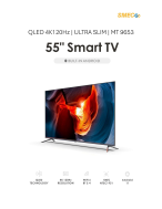 SMEC SMART TV QLED 4K 120Hz | ULTRA SLIM | MT 9653