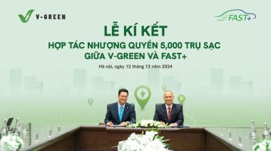 Việt Nam sắp có thêm 5.000 trụ sạc ôtô điện