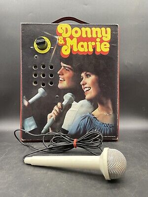 DONNY AND MARIE OSMOND SING ALONG KARAOKE MACHINE VINTAGE COLLECTIBLE TOY  OSBRO | eBay