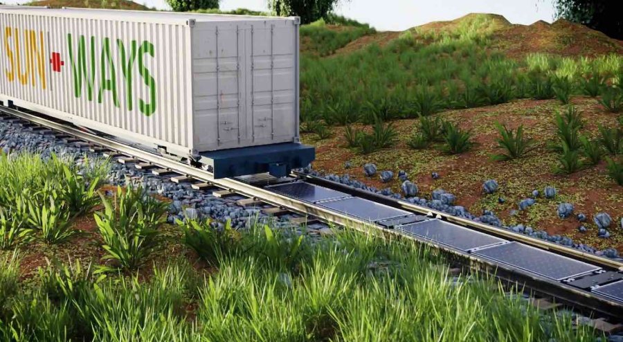 Cận cảnh nhà máy điện mặt trời đầu tiên xây ngay trên đường ray xe lửa- Ảnh 2.